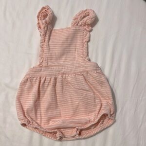 Cat and Jack. Knit pink and white stripped bubble. 18 months.